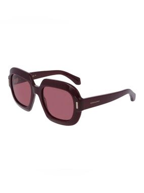 New Salvatore Ferragamo Sunglasses SF2068SE 606 Burgundy / Purple NWT